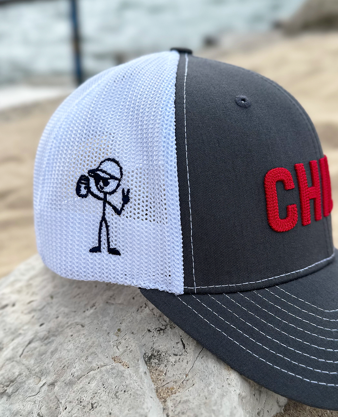 Richardson 112 FlexFit SnapBack | Red, White & Chill