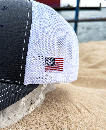 Richardson 112 FlexFit SnapBack | Red, White & Chill